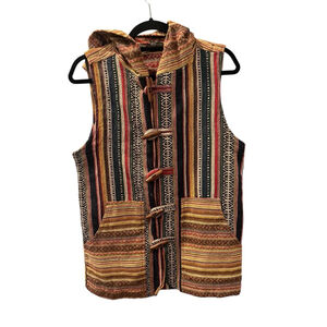 Multicolor Striped Women's Vest